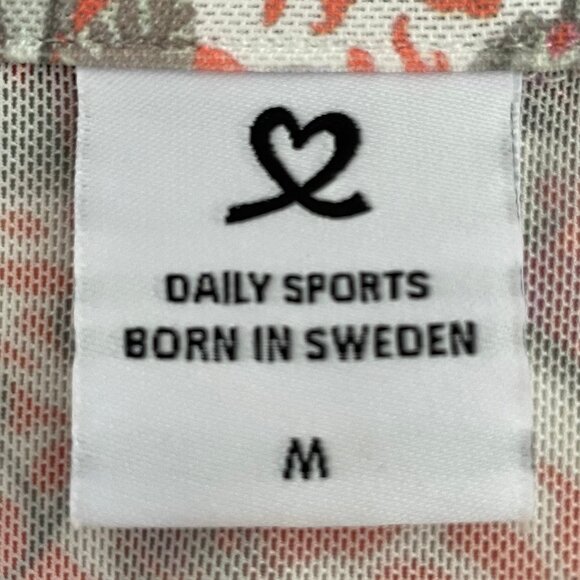 Daily Sports Born In Sweden LS 1/4 Snap Paisley Print Blouse Multi Color Sz M - Picture 7 of 9